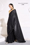 Black Berry By Kala Jamun Fancy Satin Party Wear Saree Exporters In India